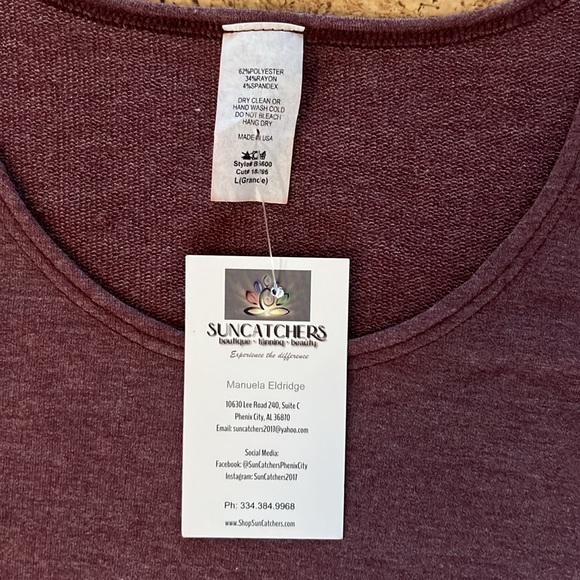 SUNCATCHERS NWT layering tank top size L - Picture 2 of 6